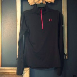 Underarmor Quarter Zip! Pink and Black!